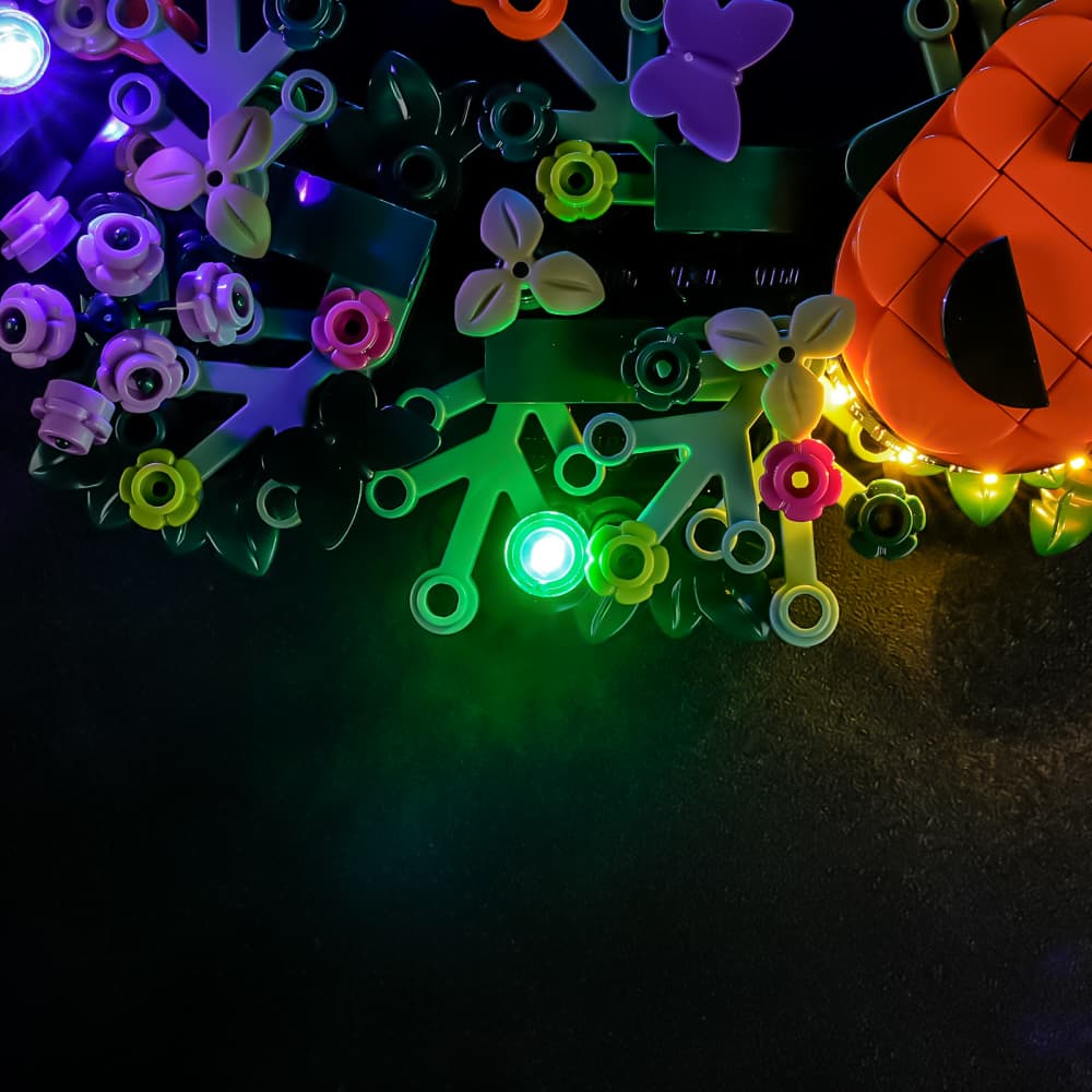 Lightailing Light Kit For LEGO Halloween Wreath  #40825 - 9