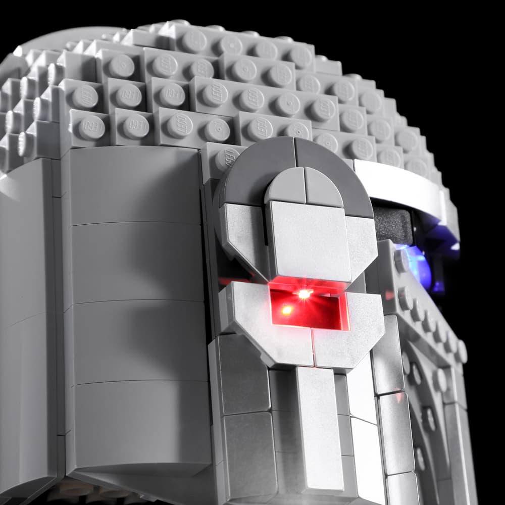 Light Kit for The Mandalorian Helmet 75328-Briksmax