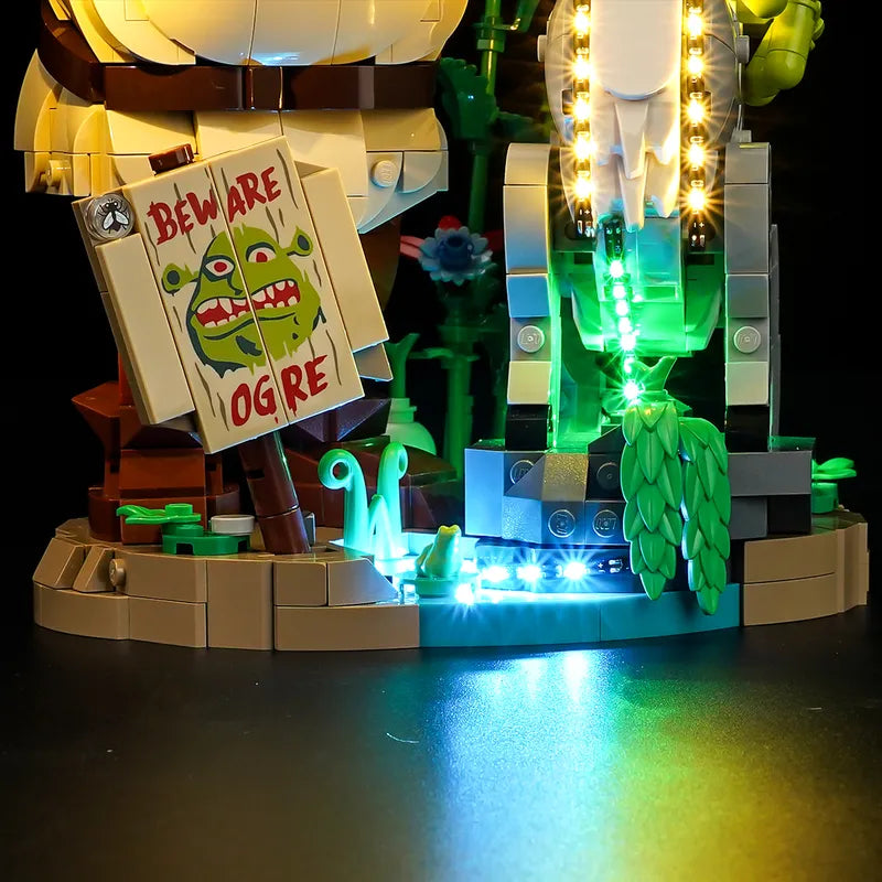 Light kit for Shrek, Donkey & Puss in Boots 72423 - Lightailing