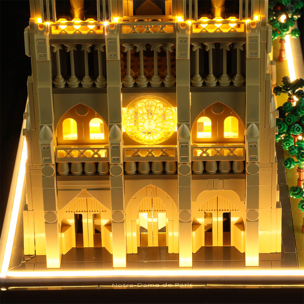 Briksmax Light Kit For LEGO Notre-Dame de Paris 21061-7