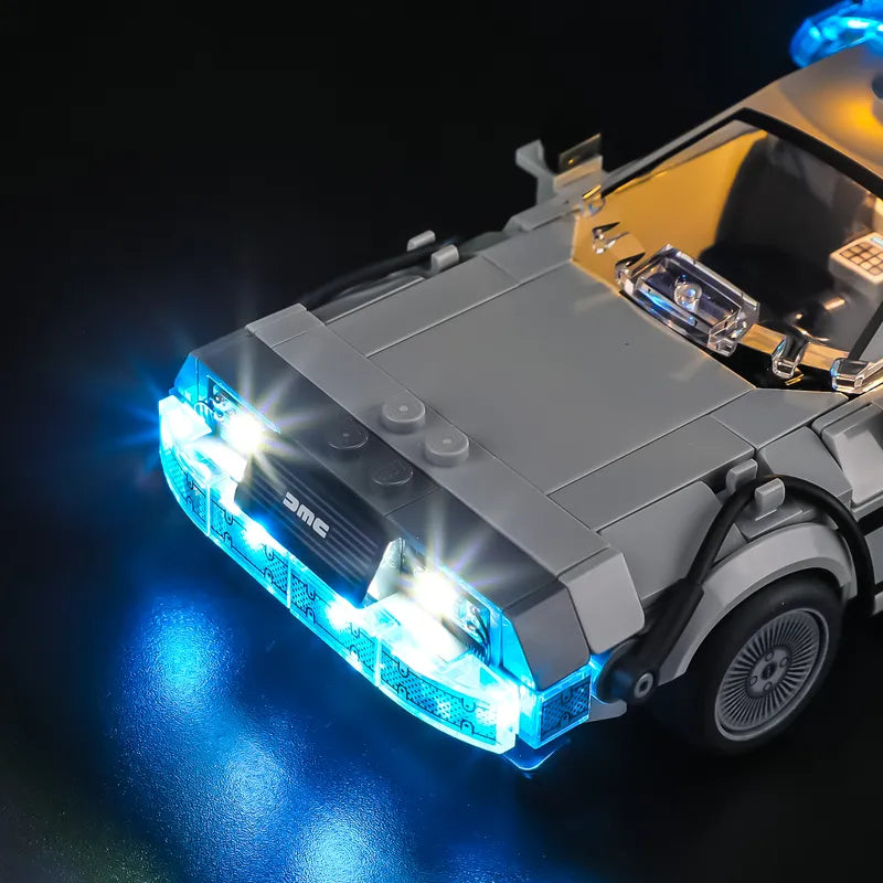 Light Kit for Time Machine from Back to the Future 77256 -Lightailing | Full Glow（High Brightness）