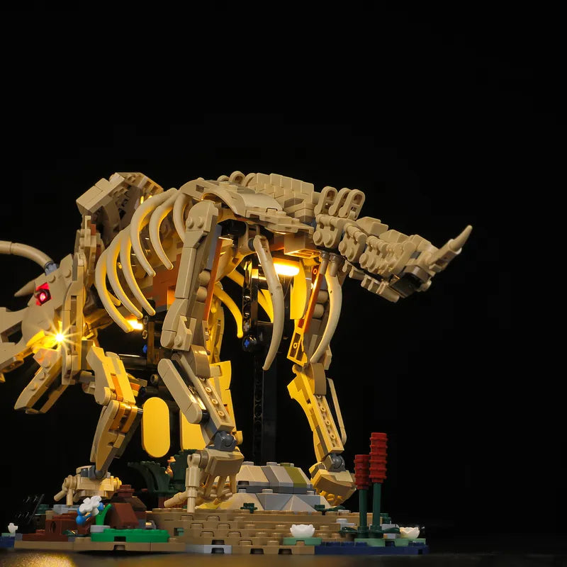 Light kit for Dinosaur Fossils: Triceratops 77985 - Lightailing