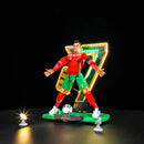 Light kit for Cristiano Ronaldo – Soccer Legend 43016 -Briksmax 2.0 |  Green No.7 Edition