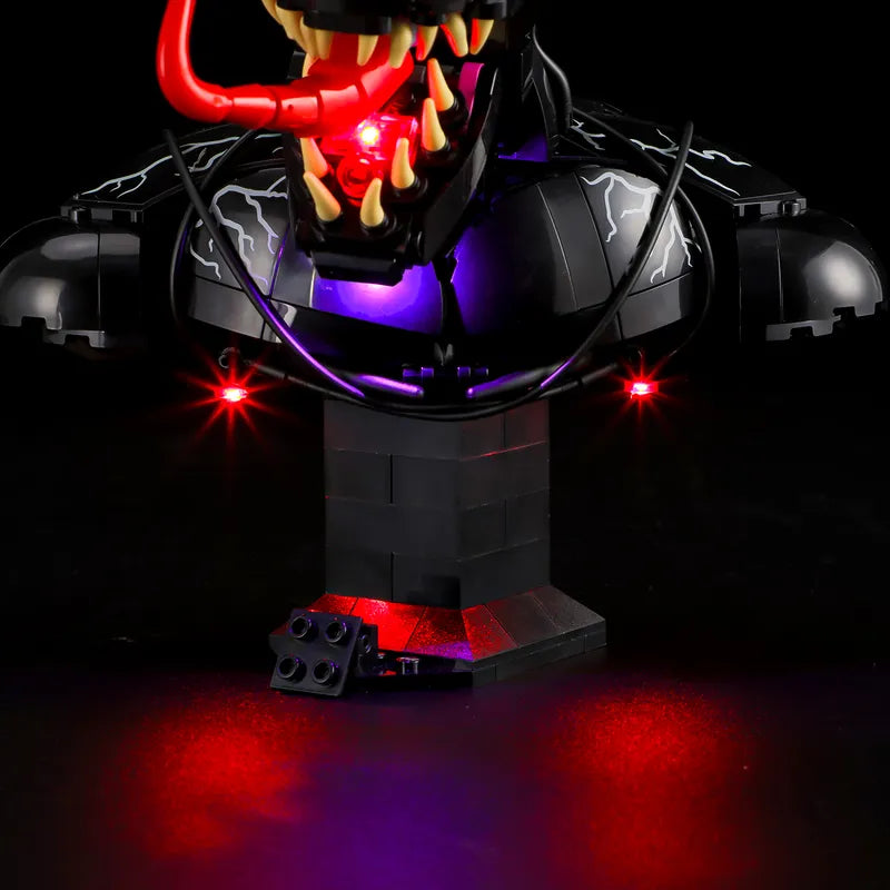 Light kit for Venom Bust 76356 | Lightailing