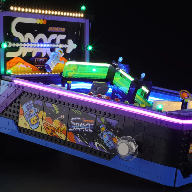 Light kit for Classic Space Pinball Machine 11374 – Dynamic Lighting Effects| Briksmax 2.0