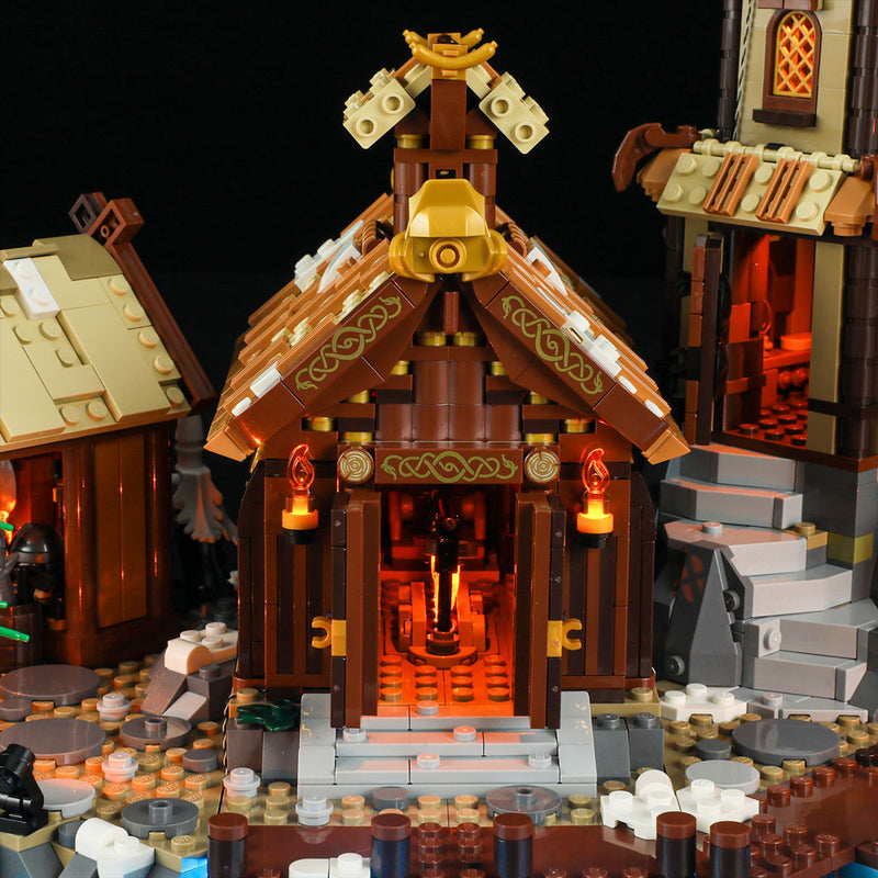 Kit d'éclairage Briksmax pour LEGO® Viking Village 21343