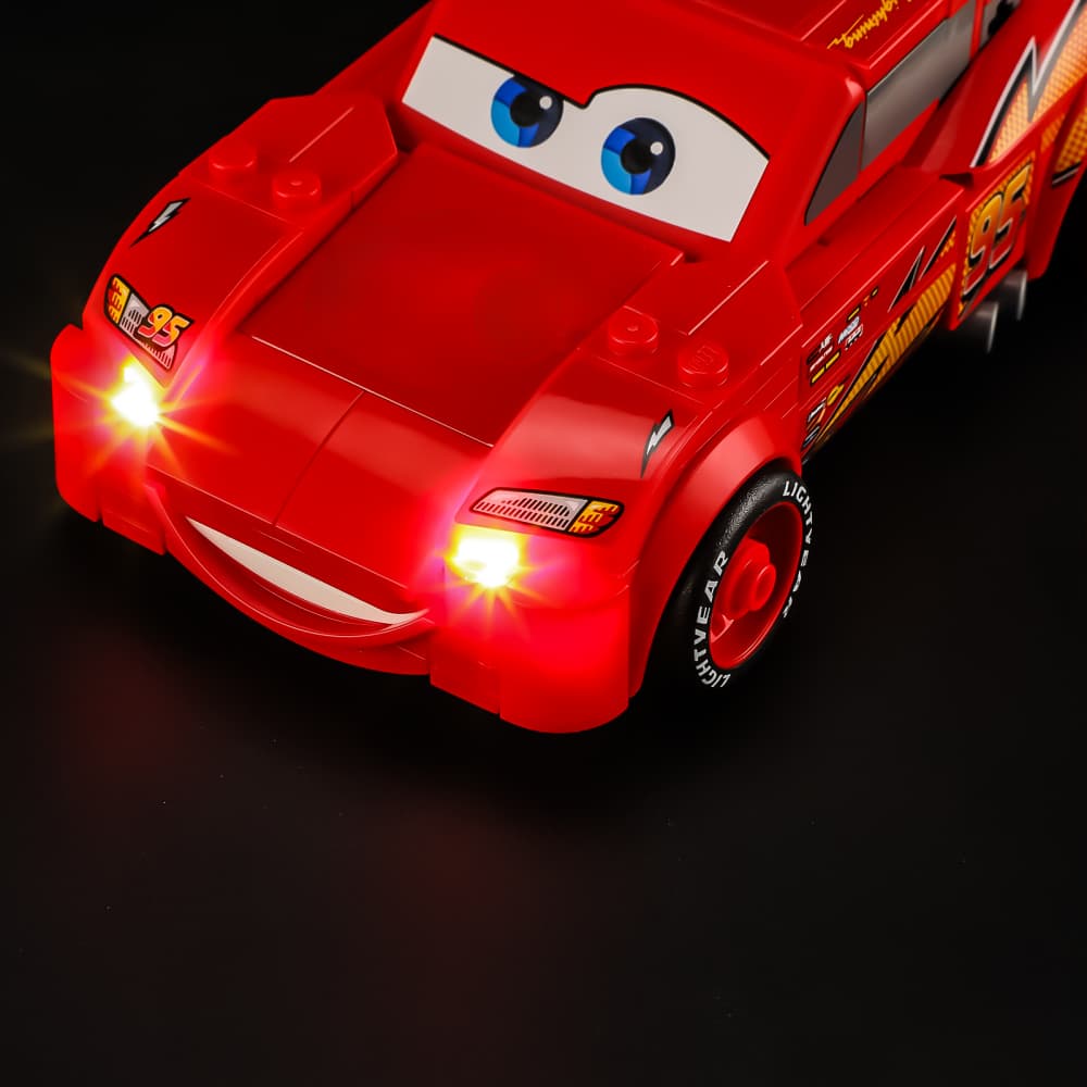 Light Kit for Lightning McQueen 77255- Briksmax 2.0