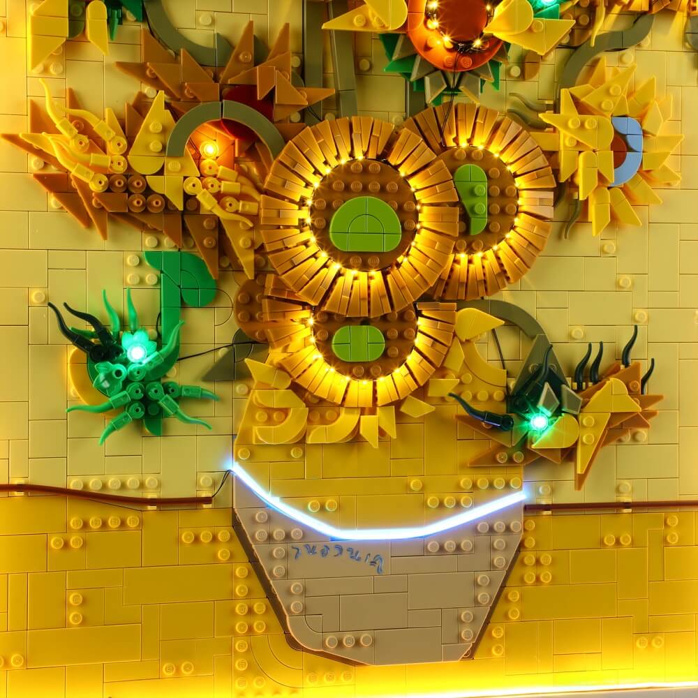 Light Kit for Vincent van Gogh – Sunflowers 31215-Lightailing