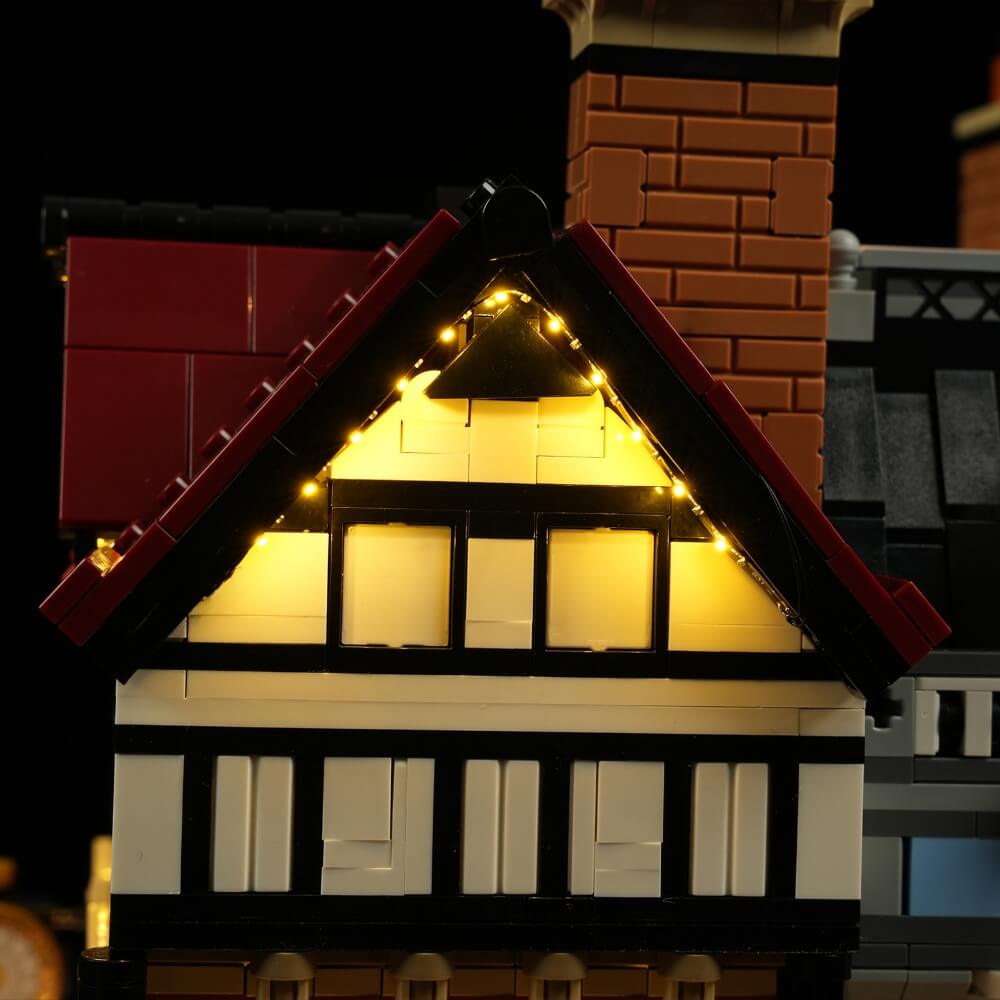 Lightailing Light Kit For LEGO Tudor Corner 10350-8