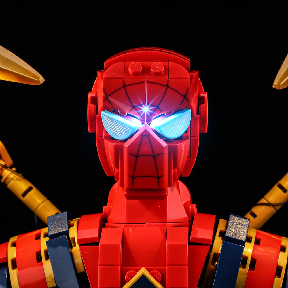 Lightailing Light Kit For LEGO Iron Spider-Man Bust #76326 - 7