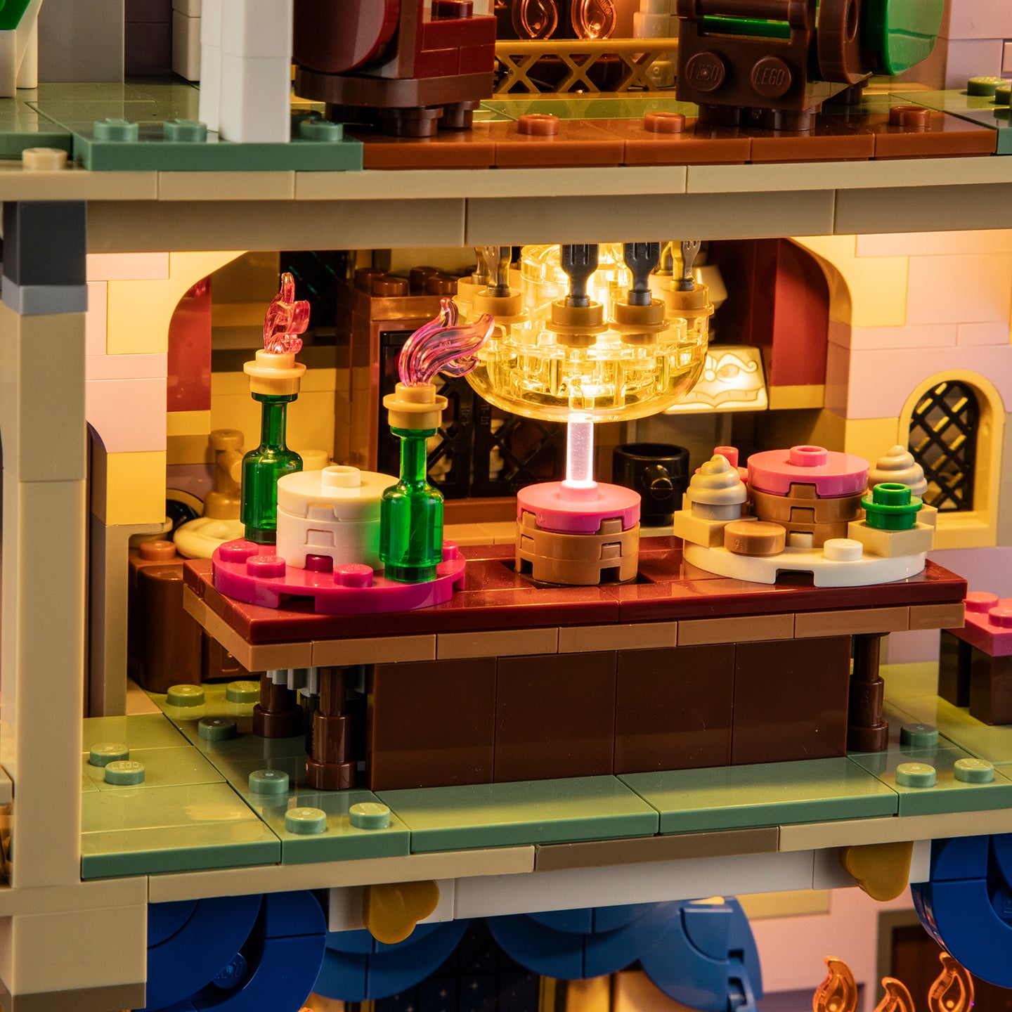 Light Kit for Beauty and the Beast Castle 43263 - Briksmax 2.0