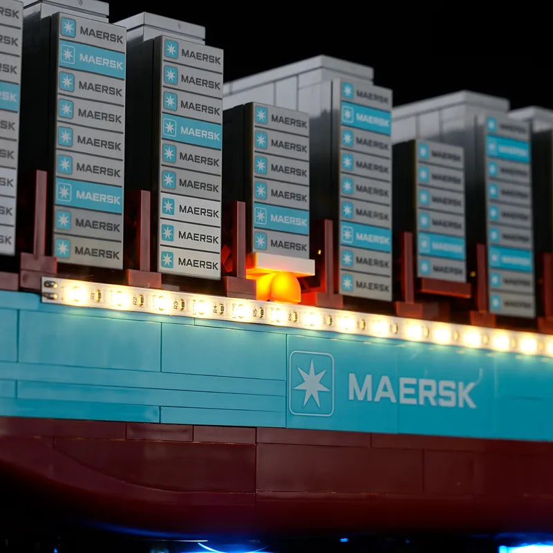 Licht-Set für Maersk Dual-Fuel Containerschiff 40955 – Briksmax 2.0