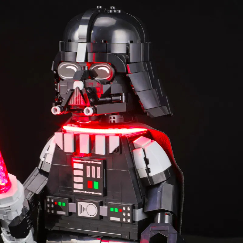 Light kit for Up-Scaled Darth Vader Minifigure 75461 | Lightailing
