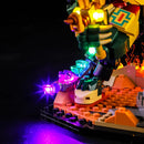 Internal lighting setup for LEGO Ocarina of Time battle scene