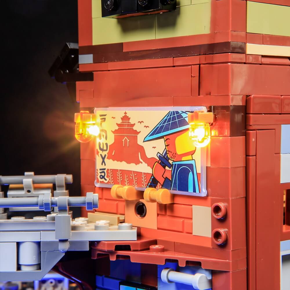 Briksmax 2.0 Light Kit For LEGO NINJAGO City Workshops #71837-13
