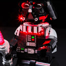 Light kit for Up-Scaled Darth Vader Minifigure 75461 - Briksmax