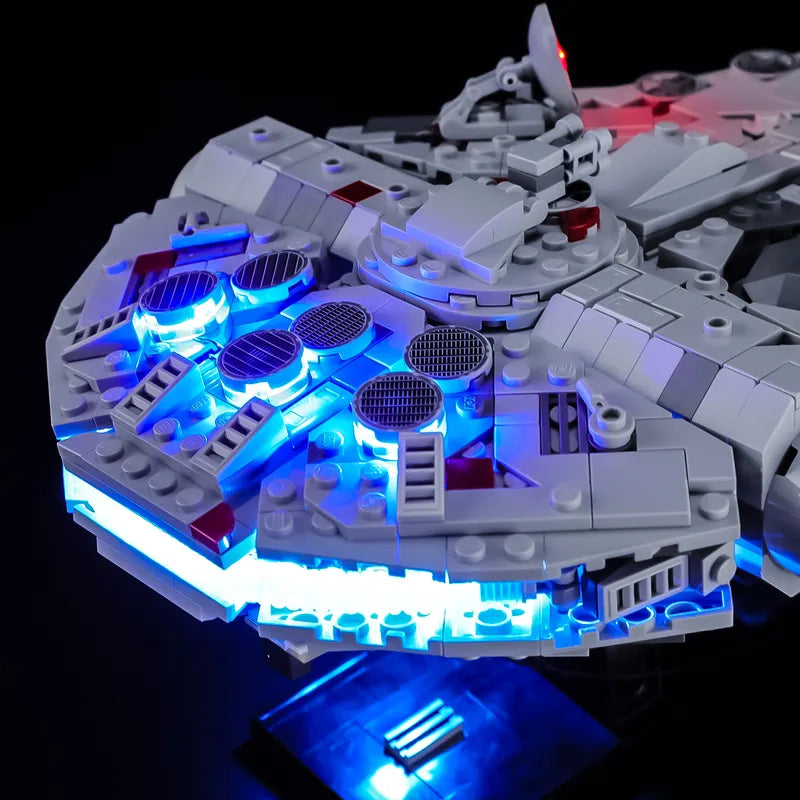 Beleuchtungsset für Millennium Falcon 75375-Briksmax 2.0 (Wellen-Sensor-Steuerung)