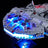 Beleuchtungsset für Millennium Falcon 75375-Briksmax 2.0 (Wellen-Sensor-Steuerung)