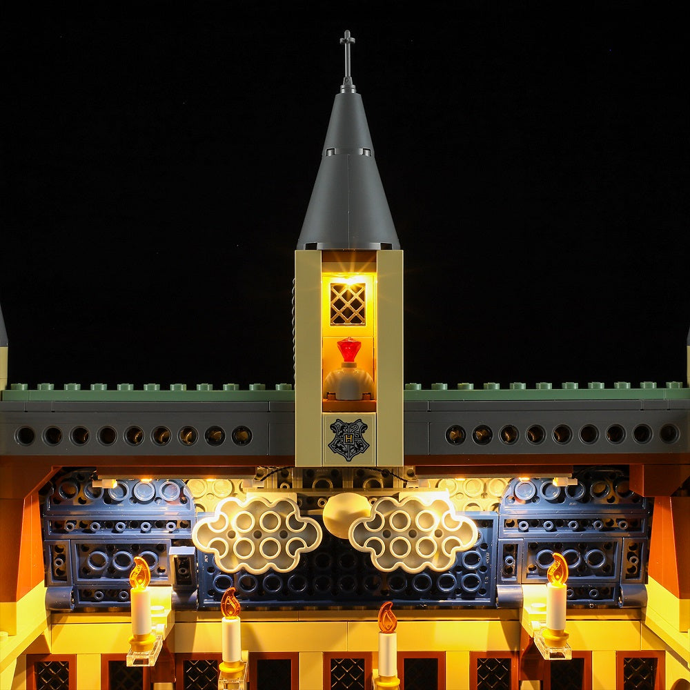 Beleuchtungsset für die Große Halle von Schloss Hogwarts 76435-Briksmax
