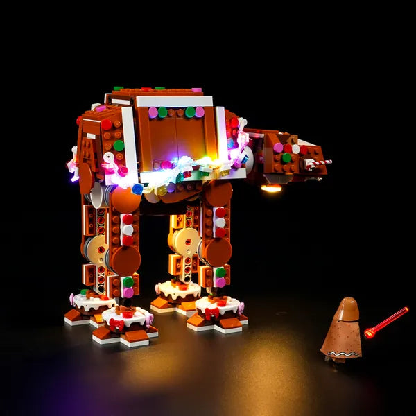 Color-Changing Light Kit for Gingerbread AT-AT Walker 40806 - Briksmax 2.0【Not Final Price｜Coming Soon】