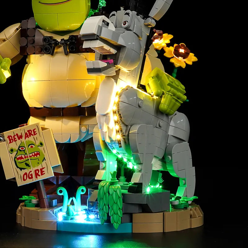 Light kit for Shrek, Donkey & Puss in Boots 72423 - Lightailing