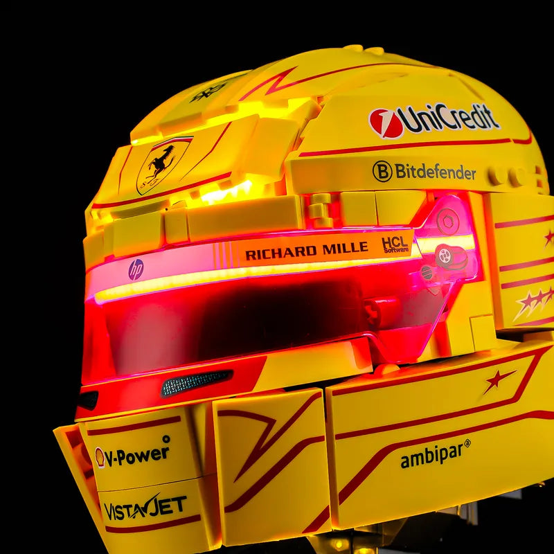 Kit d'éclairage pour casque Scuderia Ferrari HP Lewis Hamilton 43022 - Briksmax 2.0