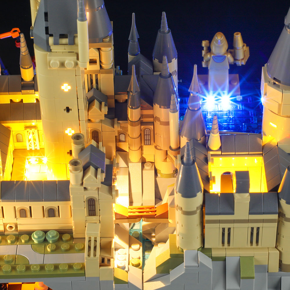 Beleuchtungsset für Schloss und Gelände von Hogwarts 76419-Briksmax