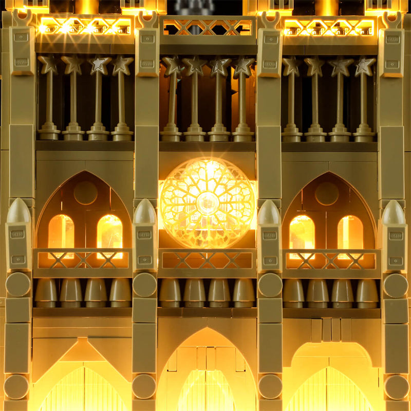 Acrylic Display Case for Lego Notre-Dame de Paris Architectural Model Kit, Dustp Acrylic Display Case for Lego Notre-Dame de Paris Architectural Model Kit, Dustp