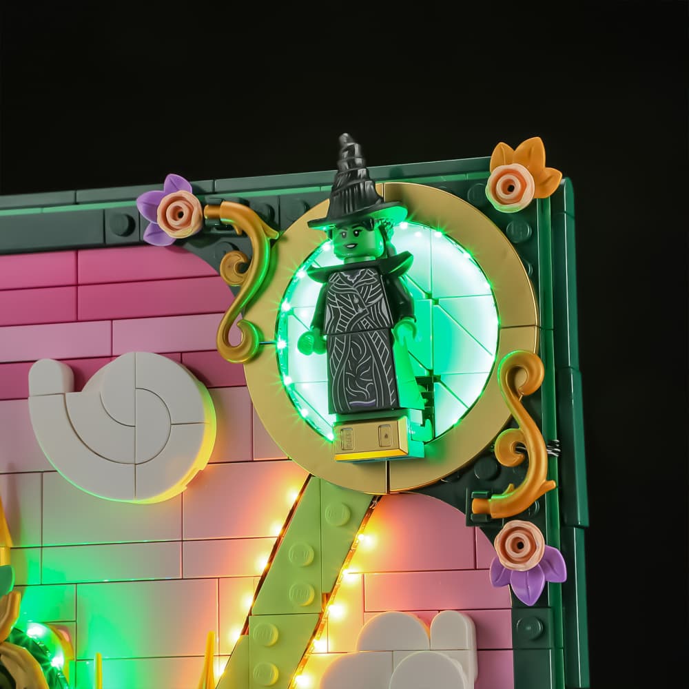 Briksmax 2.0 Light Kit For LEGO Wicked Emerald City Wall Art  #75685-9