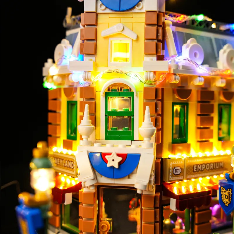 Light kit for Disney Main Street U.S.A. 43302 – Christmas Edition | Briksmax 2.0