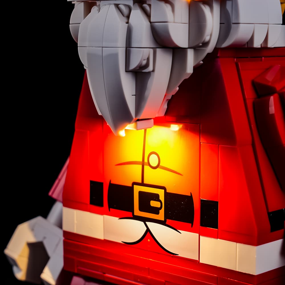 Light Kit for Up-Scaled Santa Minifigure 40820- Lightailing
