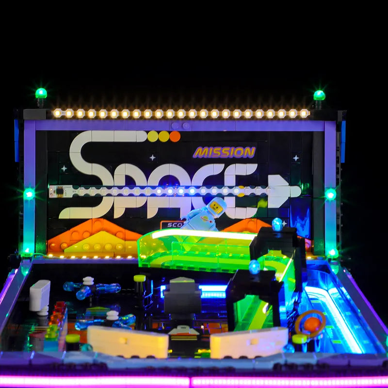 Light kit for Classic Space Pinball Machine 11374 – Dynamic Lighting Effects| Briksmax 2.0