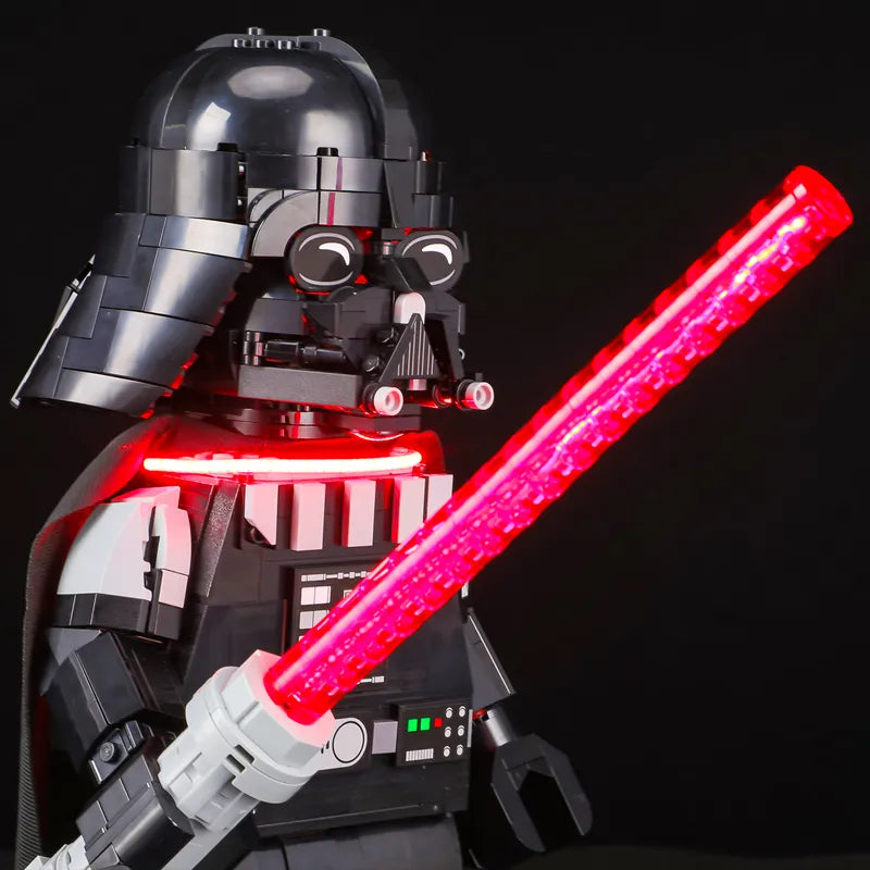 Light kit for Up-Scaled Darth Vader Minifigure 75461 | Lightailing
