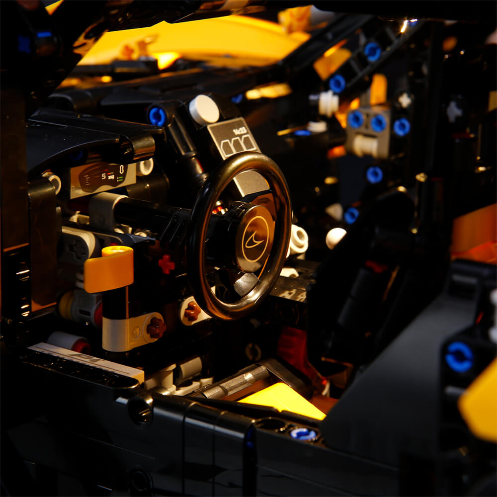 LEGO 42172 illuminated with LED light kit-7