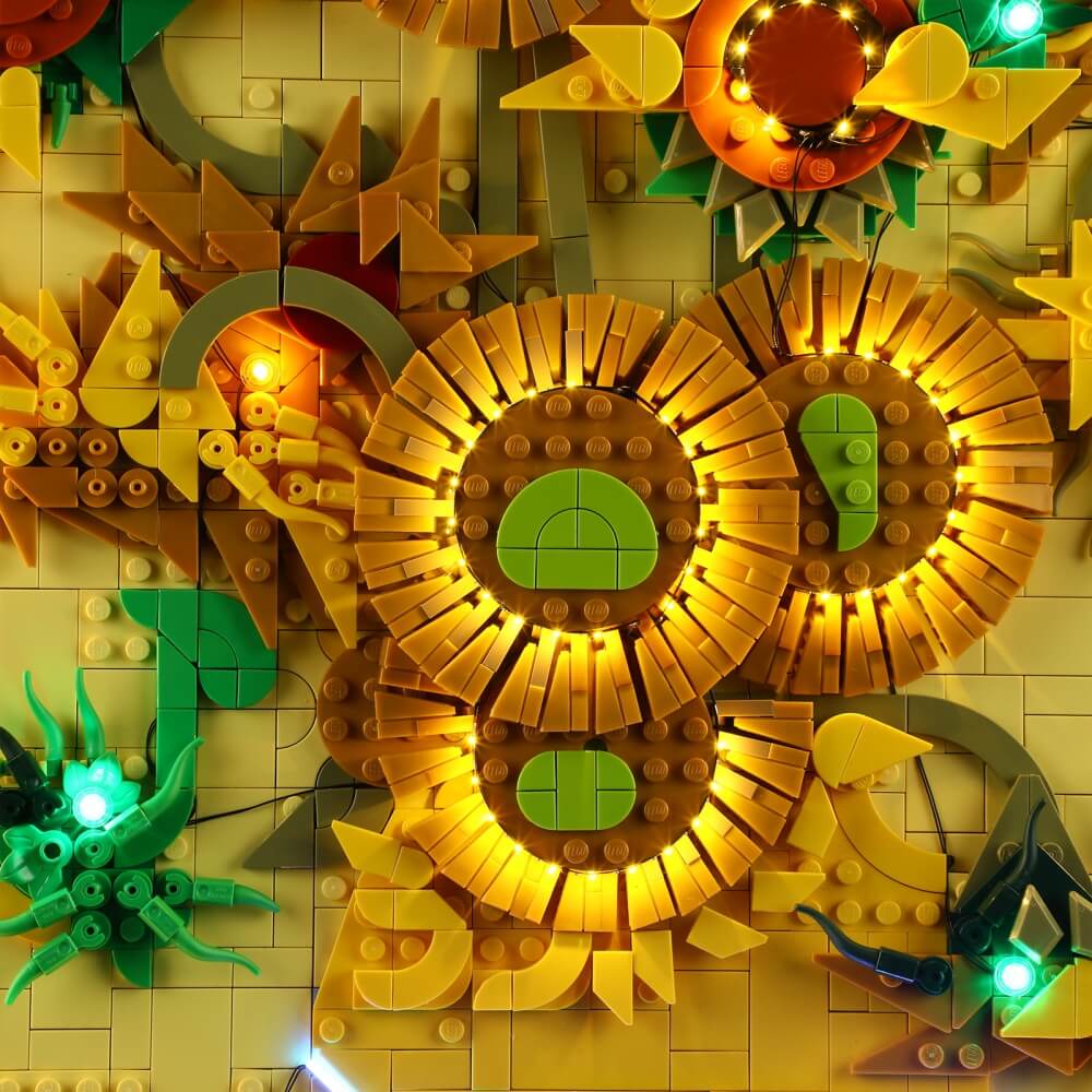 Light Kit for Vincent van Gogh – Sunflowers 31215-Lightailing