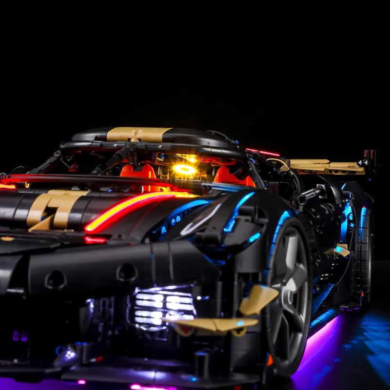 Light kit for Koenigsegg Sadair's Spear 42232 | Briksmax 2.0