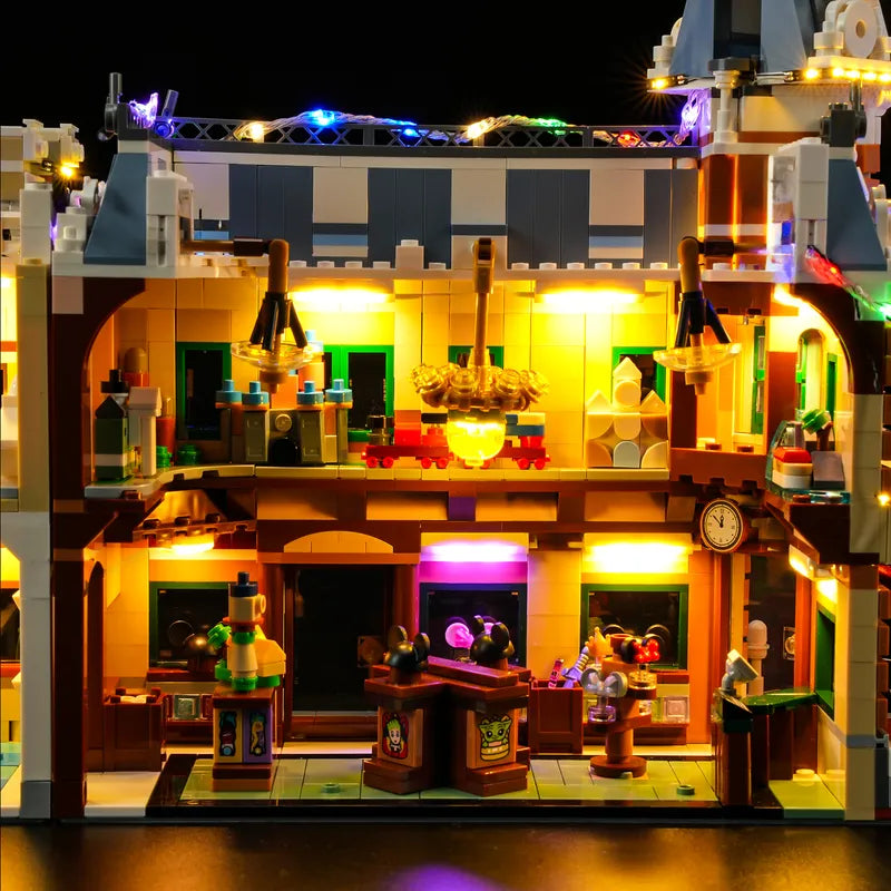 Light kit for Disney Main Street U.S.A. 43302 – Christmas Edition | Briksmax 2.0