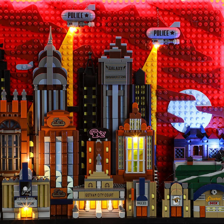 Kit d'éclairage pour Batman : la série animée Gotham City 76271-Briksmax