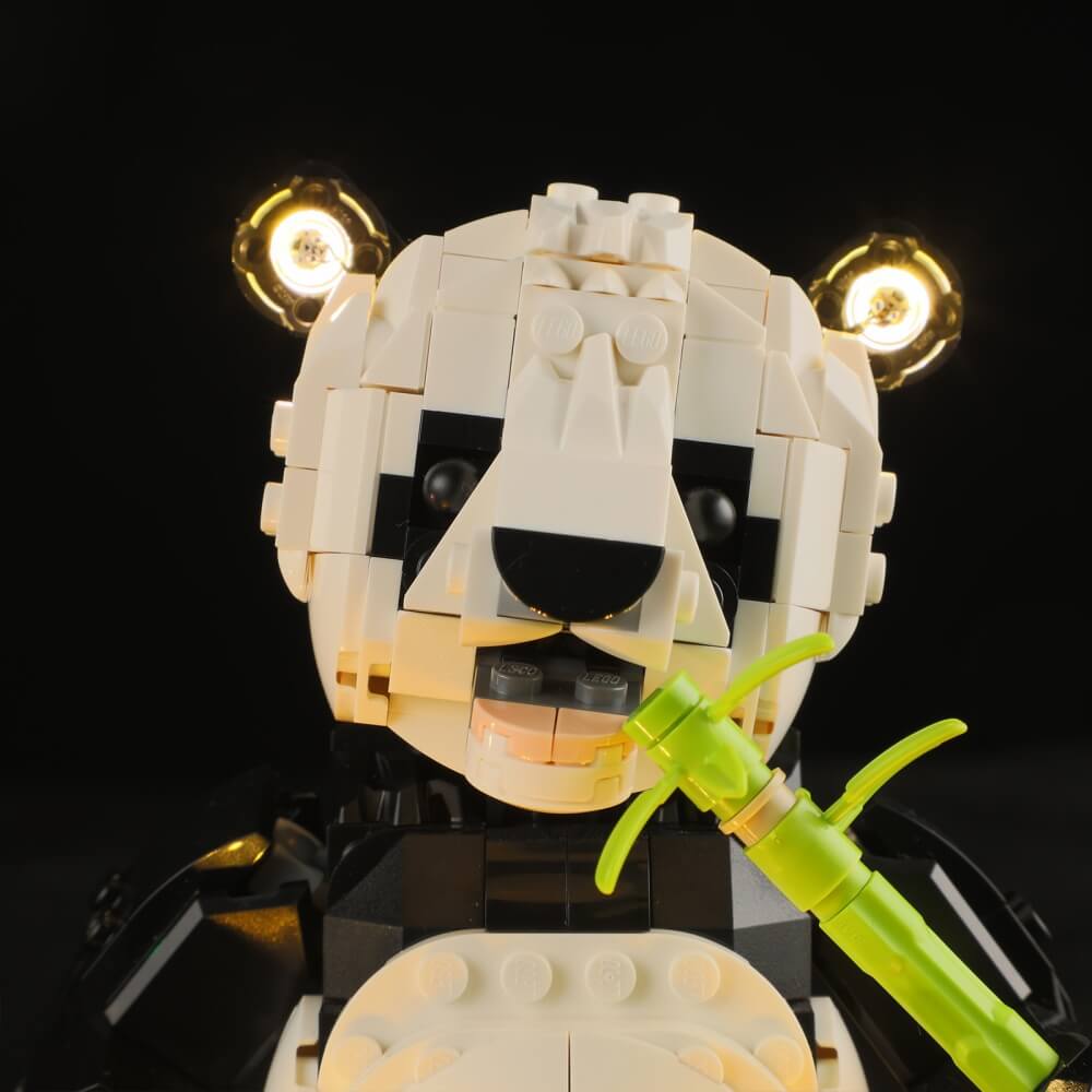 Beleuchtungsset für Wildtiere: Panda-Familie 31165—Lightailing