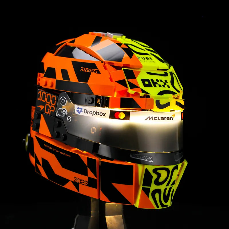 Light kit for McLaren Mastercard F1 Team Lando Norris Helmet 43023 | Wave Sensor Control | Briksmax 2.0