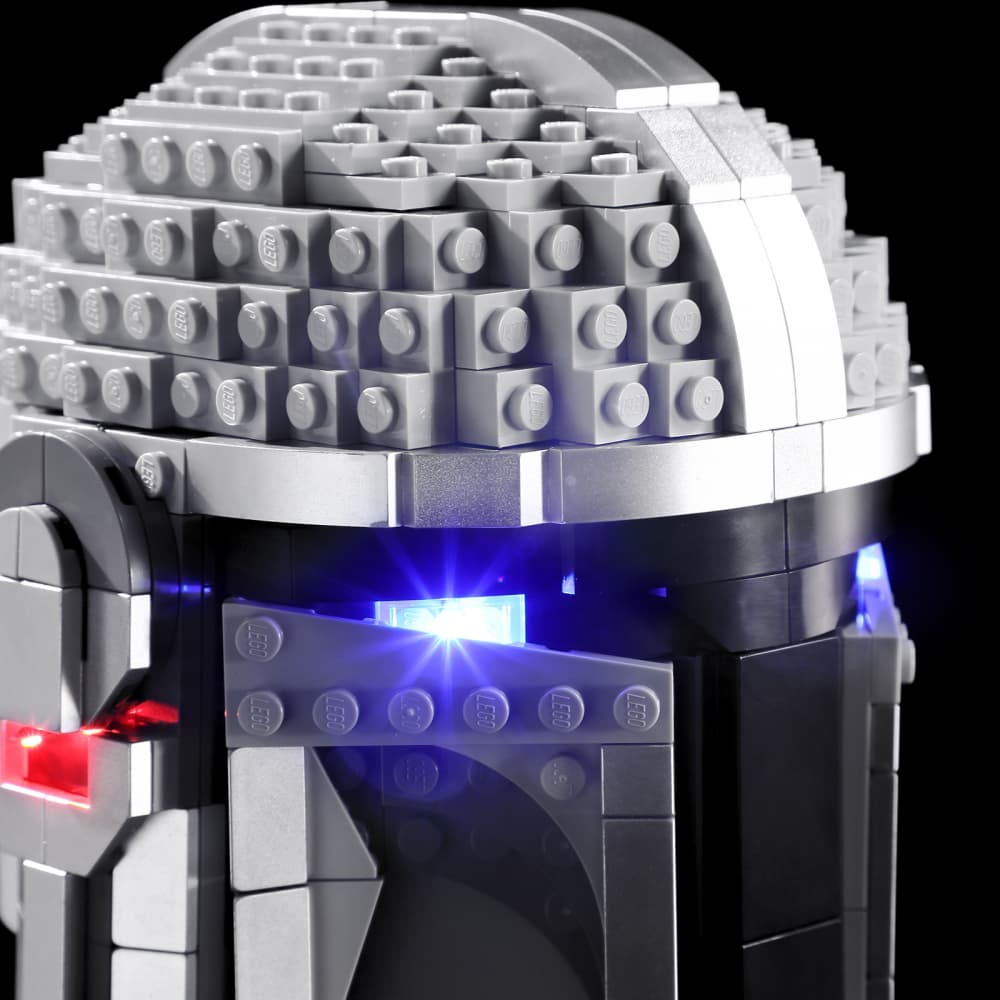 Light Kit for The Mandalorian Helmet 75328-Briksmax