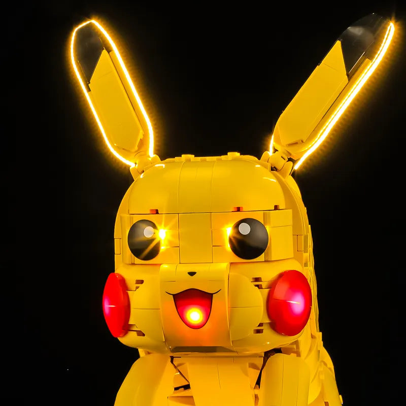 LEGO Pikachu and Poké Ball LED Lighting Kit | Pokémon Display
