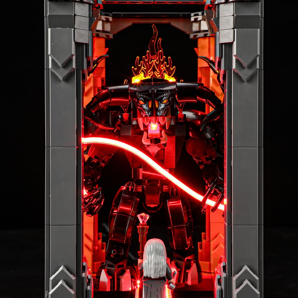 Lightailing Light Kit For LEGO The Lord of the Rings: Balrog Book Nook #10367 -9