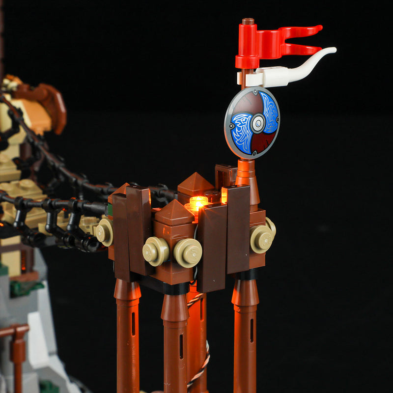 Briksmax Lichtset für LEGO® Wikingerdorf 21343