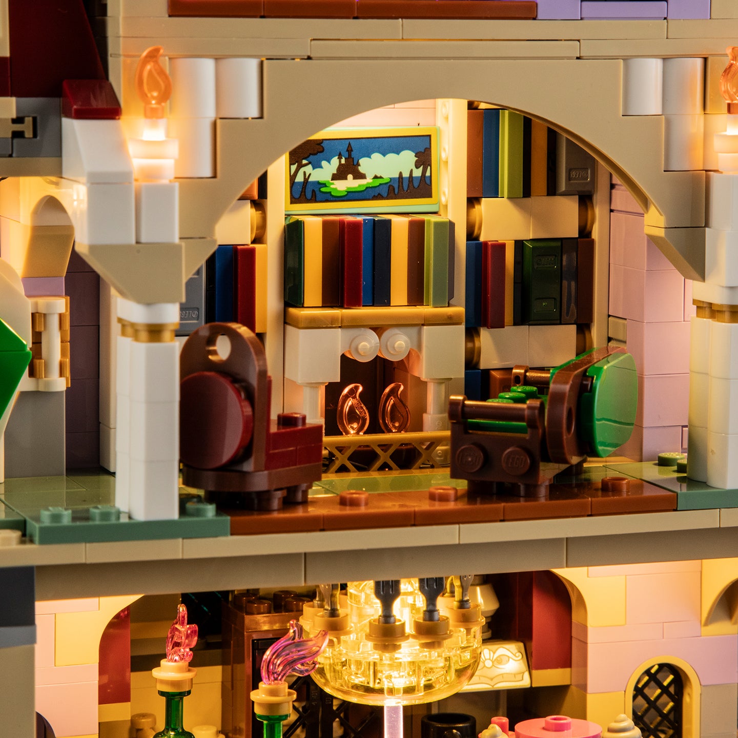 Light Kit for Beauty and the Beast Castle 43263 - Briksmax 2.0