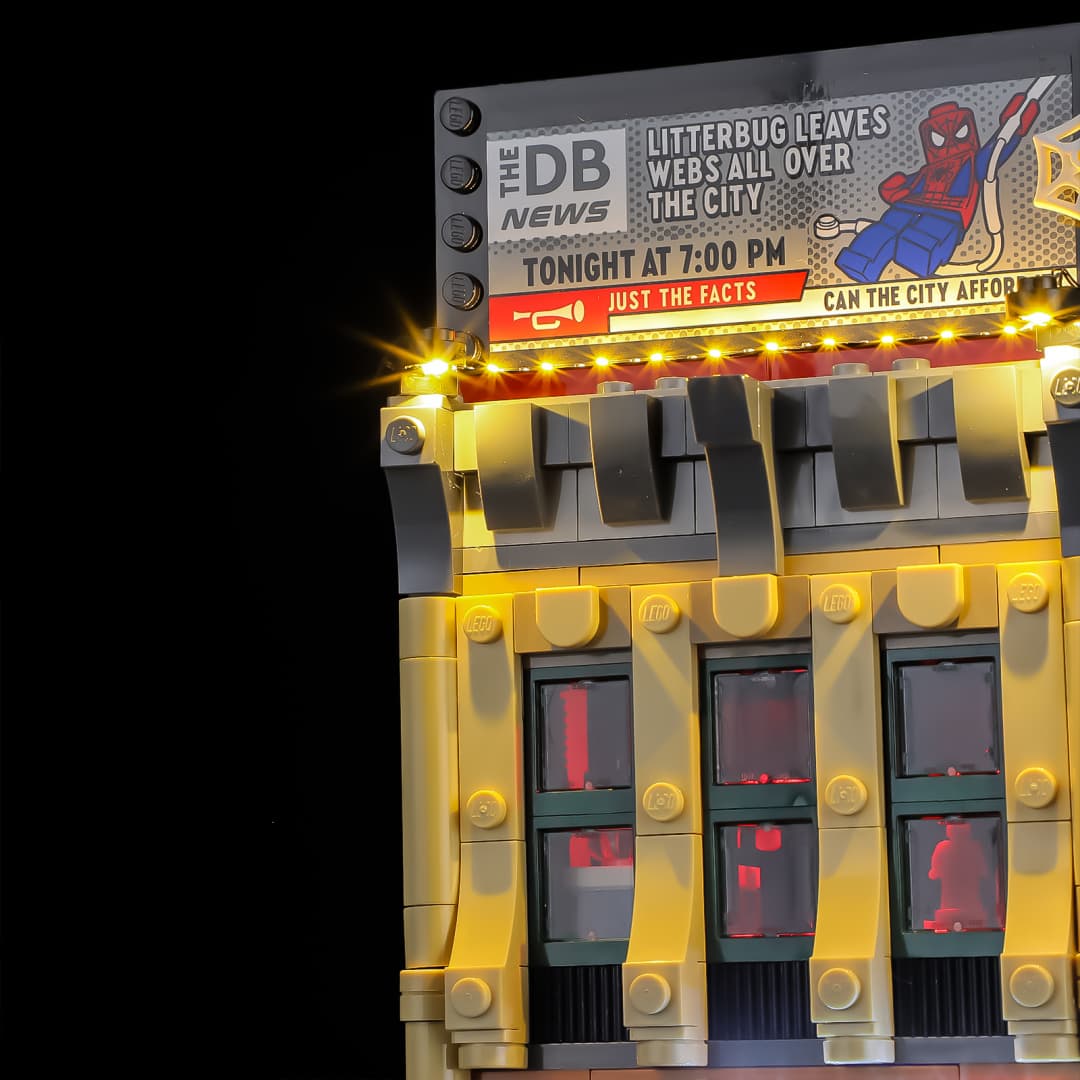 Light Kit for Spider-Man vs. Mysterio: The Daily Bugle 76342 - Lightailing
