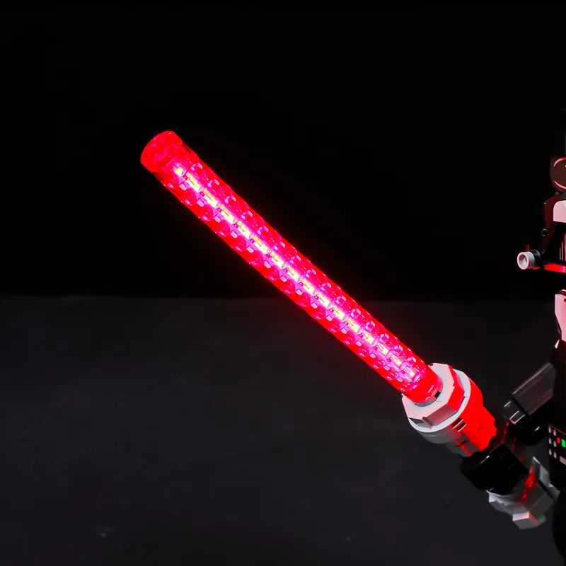 Light kit for Up-Scaled Darth Vader Minifigure 75461 - Briksmax