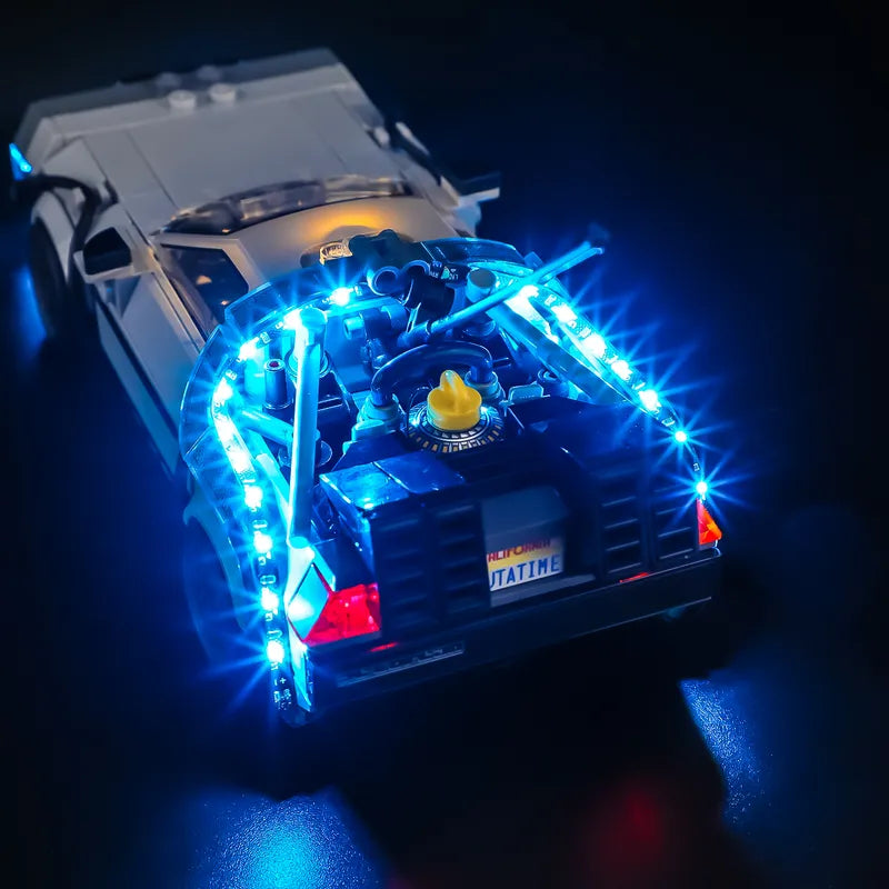 Light Kit for Time Machine from Back to the Future 77256 -Lightailing | Full Glow（High Brightness）