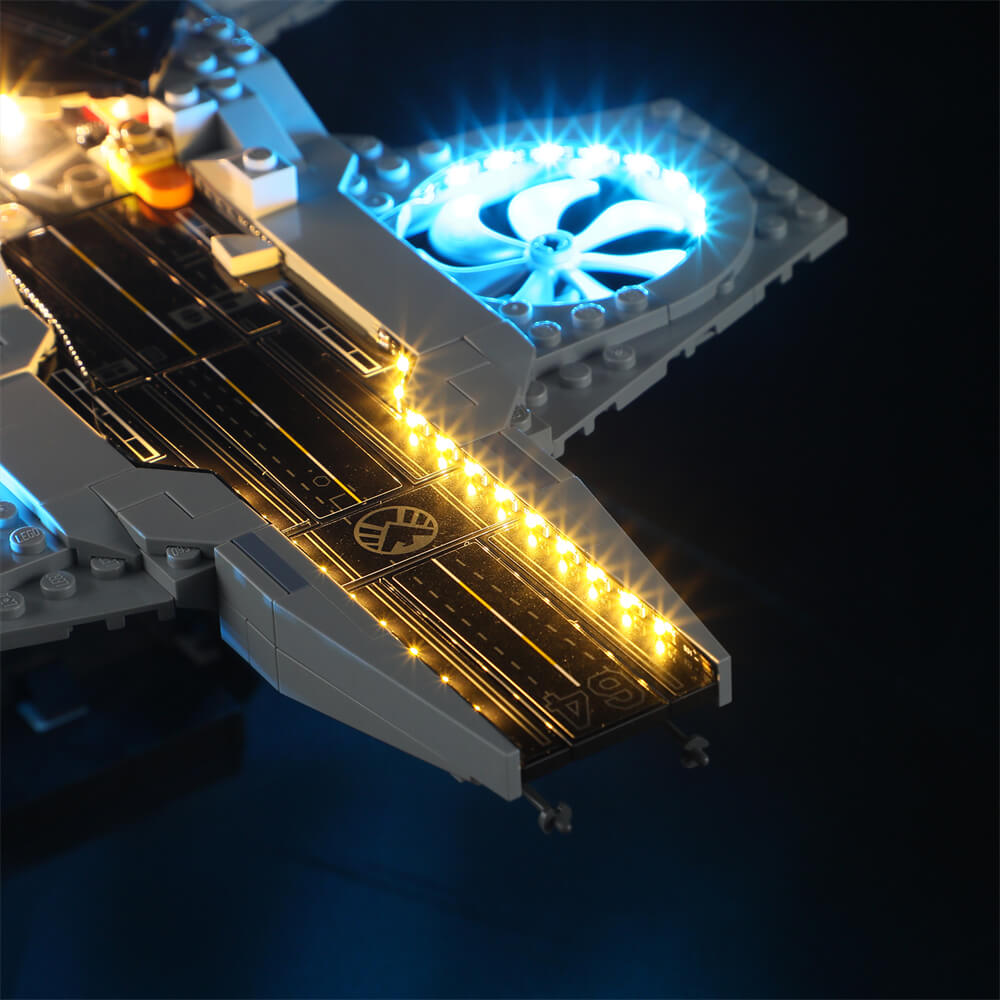 Beleuchtungsset für den Avengers Helicarrier 76295 - Briksmax 2.0