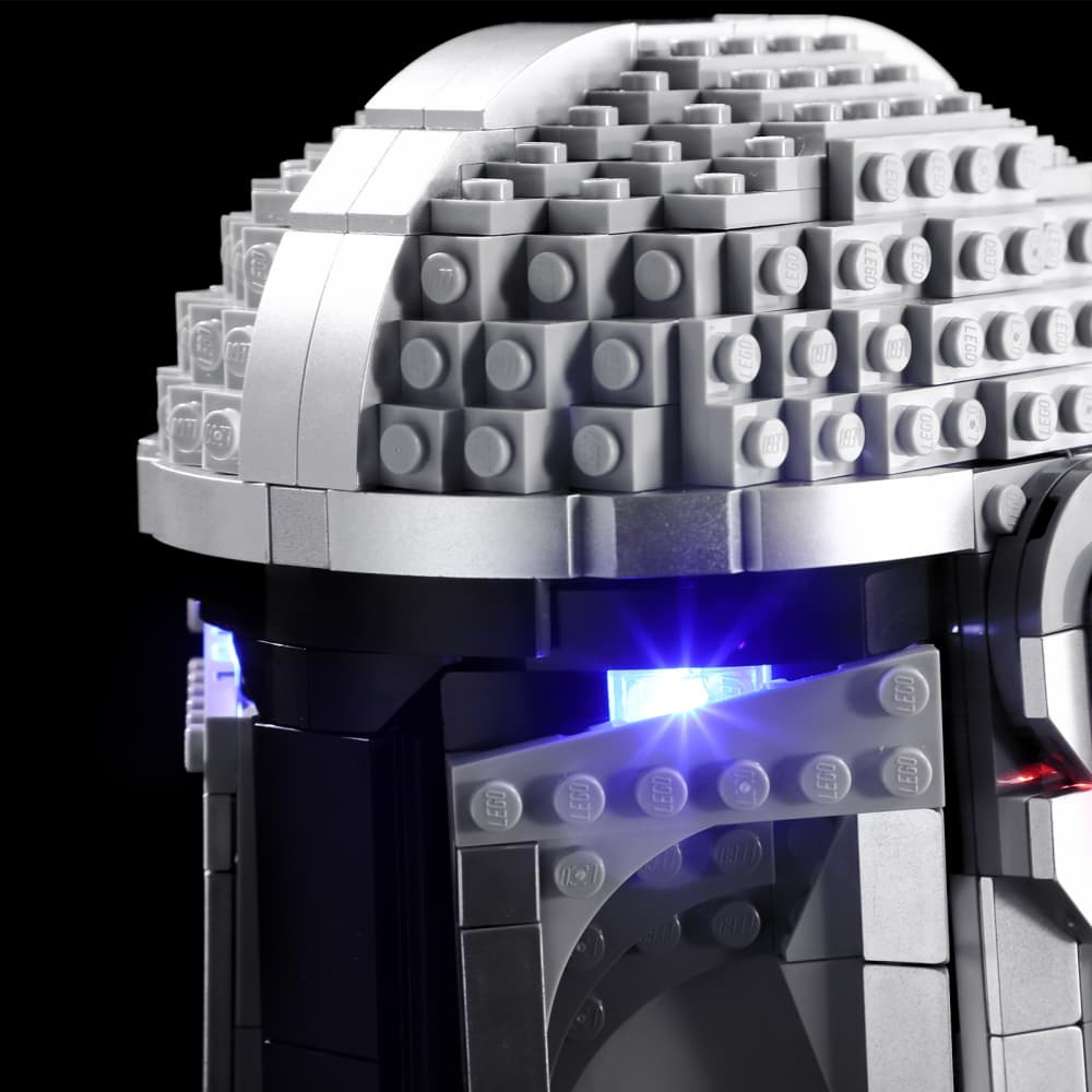Light Kit for The Mandalorian Helmet 75328-Briksmax